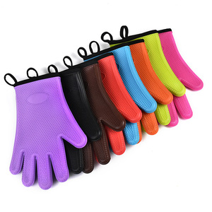 Mitaines de <span class=keywords><strong>four</strong></span> en <span class=keywords><strong>Silicone</strong></span>, vente en gros, 4 pièces - Product Image 1