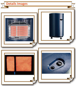 CE Certificate Household Portable Gas Infrared Space <strong>Heater</strong> with ODS Safety <strong>Device</strong> <strong>Ceramic</strong> Room Gas Radiant <strong>Heater</strong> - Product Image 3