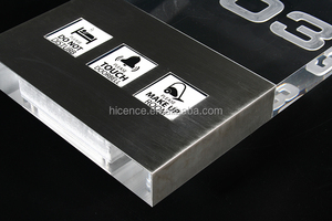 Acrylic <strong>Hotel</strong> LED Room Number <strong>Sign</strong> <strong>by</strong> Modern Cool Cold White LED Lightning