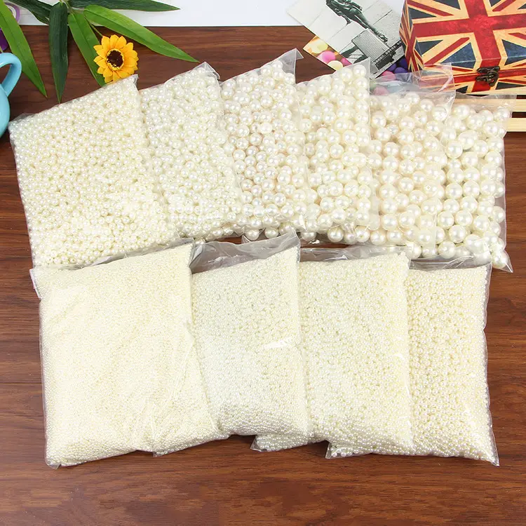Yiwu factory wholesale high quality plastic bead for garment abs plastic pearl beads