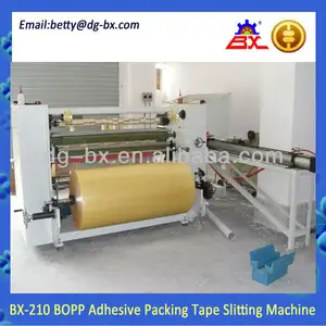 BX-210 Ruban Adhésif Faisant La Machine/Carton D'étanchéité Conteneur Machine/Machine à Emballer (Meilleur Fabricant À Dongguan)