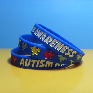<strong>Autism</strong> Silicon <strong>Wristband</strong>, I Have <strong>Autism</strong> Silicon Bracelet, Customized logo <strong>Silicone</strong> Bracelet - Product Image 2