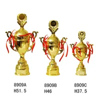סין סיטונאי זהב מותאם אישית כוס גביע כדורגל כדורגל כוסות גביעים