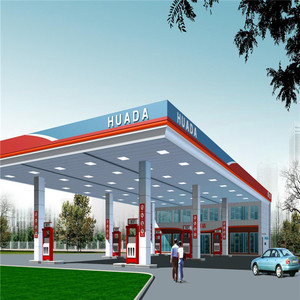 Beste staal structuur tankstation luifel constructie kosten - Product Image 3