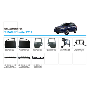 Anteriore/Posteriore Paraurti Rinforzo per SUBARU FORESTER 2013- - Product Image 6