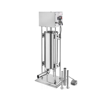 Embutidor <span class=keywords><strong>de</strong></span> <span class=keywords><strong>salchichas</strong></span> alemán Industrial <span class=keywords><strong>de</strong></span> acero inoxidable <span class=keywords><strong>de</strong></span> la mejor venta relleno <span class=keywords><strong>de</strong></span> <span class=keywords><strong>salchichas</strong></span> eléctrico - Product Image 1