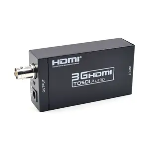 迷你3G 1080P HDMI至SDI HD音频视频转换器用于家庭影院3G HD-SDI HDMI Adapter1080P SDI到HDTV音频转换器