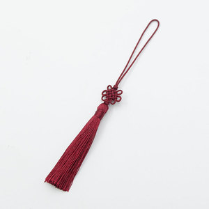 Chinesische Knoten Anhänger Geschenk benutzer definierte Home Decoration Lesezeichen Quaste 14cm