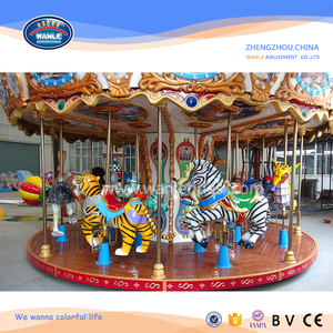Wanle patio al aire libre Animal feliz ir paseo para niños Mini carrusel para venta - Product Image 5