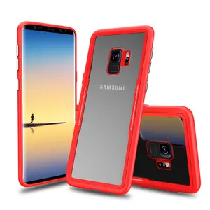 Per Samsung <span class=keywords><strong>Galaxy</strong></span> <span class=keywords><strong>S9</strong></span> Copertura TPU Del Telefono Cassa di Vetro - Product Image 1