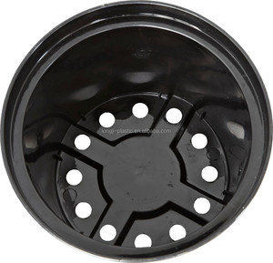 <span class=keywords><strong>Macetas</strong></span> de plástico negro para guardería, material plástico, 3 galones, 12 <span class=keywords><strong>L</strong></span>, maceta para plantas - Product Image 2