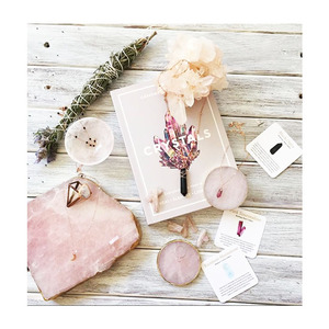 2024 năm mới trang trí tinh thể Coaster rõ ràng thạch anh đá cắt lát đế lót ly - Product Image 3