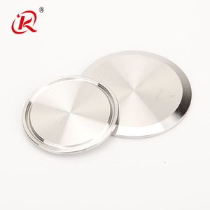 KQ Sanitary Food Grade Stainless Steel SS 304/ 316L Ferrule Triclamp Blinds Solid Round <strong>Tri</strong> <strong>Clamp</strong> <strong>End</strong> <strong>Caps</strong> for Tube