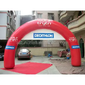 สไตล์ใหม่Inflatable Arch Red AirจอแสดงผลArchกับโลโก้ที่กำหนดเอง,Airtight Archway