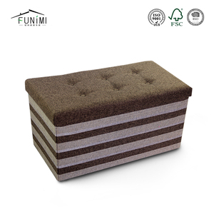 Moderna mesa de café espuma almacenamiento PUF reposapiés cubo asiento Otomano - Product Image 6