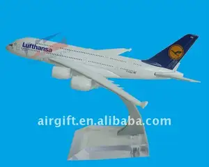 AIRBUS A380ลุฟท์ฮันซ่า DIE CAST AIR PLANE รุ่น