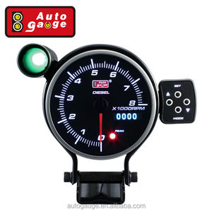 95มม Stepper Motor เครื่องวัดความเร็วจอแสดงผล LED สำหรับดีเซลคำเตือนฟังก์ชั่น Peak - Product Image 3