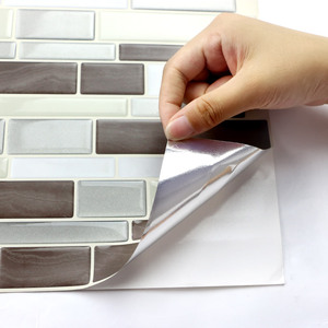 Buccia e bastone adesivo per piastrelle adesivo da parete in vinile piastrelle foglio di plastica all'ingrosso - Product Image 1
