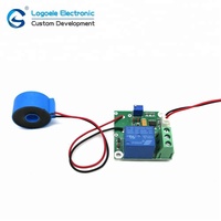 Interruptor de protección de sobrecorriente de voltaje, módulo de salida de CA, 5V DC 12V 24V 50A, sensor de corriente