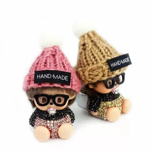 Wool Hat Doll Car Vent Perfume Clip、Lovely Baby Car Air Freshener、WholesaleのAuto Supplies