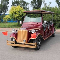 ZYCAR Voiture électrique rétro vintage de qualité supérieure 12 places, berline classique antique