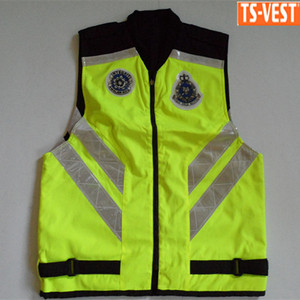 <span class=keywords><strong>Veste</strong></span> <span class=keywords><strong>sans</strong></span> manches réfléchissante jaune fluorescent - Product Image 2