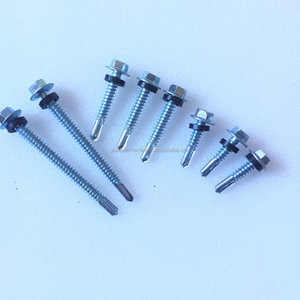 <span class=keywords><strong>Vis</strong></span> autoperceuse à tête hexagonale avec rondelle EPDM ou en caoutchouc rondelle avec longue drlilling points - Product Image 2