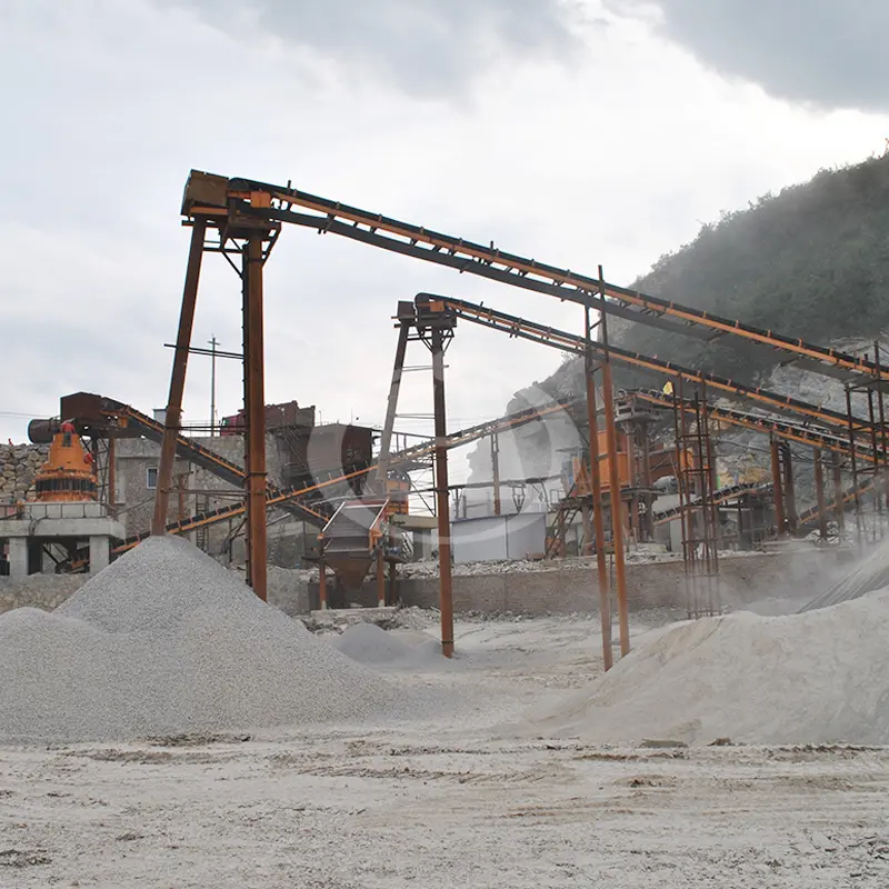 Stein zerkleinerung anlage, stein zerkleinerung maschine, steine, der linie