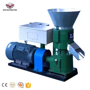 Flat Die Chicken Animal Feed pellet press machine sawdust wood pellet mill Pellet making machine