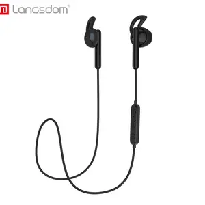 Langsdom ספורט פשוט עיצוב אלחוטי אוזניות Earbud מיקרופון עגול כבל Bluetooth Auriculares Ecouteur עם פטנט