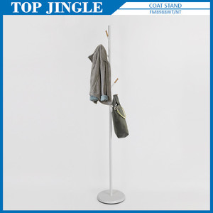 Venta caliente Bastidores de ropa de barra individual blanca - Product Image 6