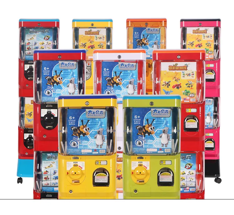 mindi coin and token operated capsule toy vending machine