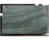 Lucido lastre di pietra di smeraldo quarzite per la vendita