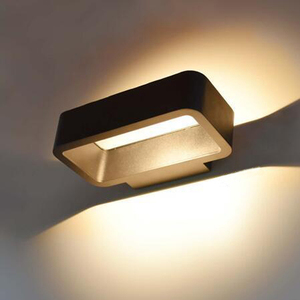 Superseptember New Design IP65 Outdoor Waterproof 6W <strong>Cube</strong> Rectangle Black White Shell up and Down Led Wall <strong>Light</strong> Exterior <strong>Light</strong> - Product Image 6