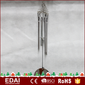 3d métal vent spinner Ange <span class=keywords><strong>18</strong></span> "Argent cosmo spinner vent cloche ornement de jardin Carillon - Product Image 3