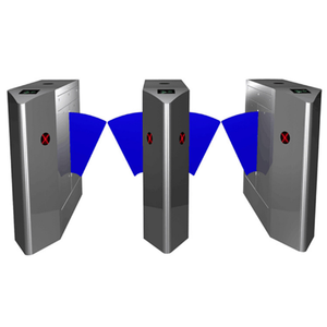 Tourniquet intelligent de barrière d'aileron de taille de taille de reconnaissance faciale de la porte AI de barrière d'aileron de contrôle d'accès de gestion du trafic - Product Image 4