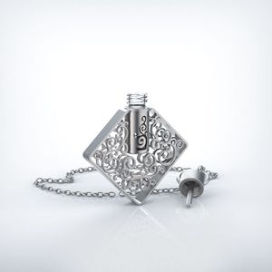 MUB 2017 plata caliente del oro del estilo y collar antiguo de la joyería del perfume del color, colgante de la botella de perfu - Product Image 1