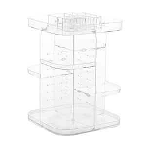 Square Rotating Cosmetic <strong>Storage</strong> <strong>Rack</strong> 360 Degree Cosmetic Frame <strong>Storage</strong> Box Display Case Adjustable Makeup Organizer - Product Image 3
