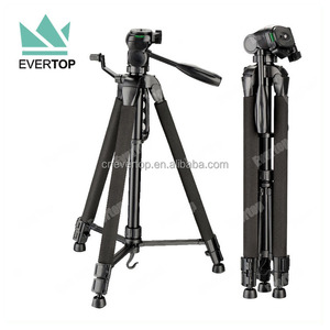 Trípode de aluminio negro para cámara SLR, soporte para teléfono, videocámara, foto, viaje, 20 años de experiencia - Product Image 6