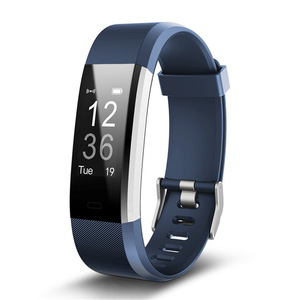 Reloj Inteligente Android Barato Más Vendido ID115 Plus con Pantalla OLED, Resistente al Agua IP67, Reloj Despertador, Monitor <span class=keywords><strong>de</strong></span> Sueño, Correa <span class=keywords><strong>de</strong></span> Goma <span class=keywords><strong>de</strong></span> 0.96 Pulgadas, Unisex - Product Image 3