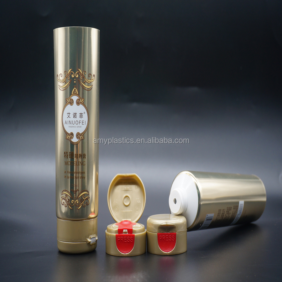 Plastic Tubes With Caps 250ml Plastic Soft Tube Packaging Laminated Tube With Flip Top Cap