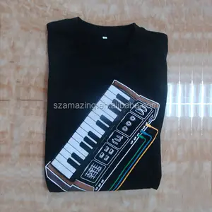 売れ筋の素晴らしいクールな再生可能な電子ピアノTシャツ