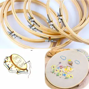 Bán Buôn Cross Stitch Nguồn Cung Cấp Công Cụ May Vòng Tròn Gỗ Thêu Hoops