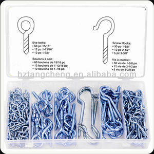 Assortiment De Crochets Et De Pitons A Visser 151pc - Product Image 1