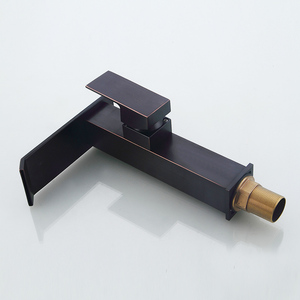 Fapully <strong>Black</strong> <strong>Taps</strong> and Mixers High Quality Basin Faucets Bathroom <strong>Taps</strong> Oil Rubbed Bronze Single Handle Brass Modern Contemporary - Product Image 4