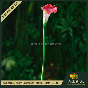 The household decors artificial PU flowers bulbs on lilies Lily Calla from the wedding's least wholesale - Product Image 6