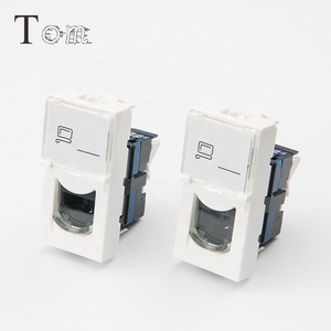 TOM-KJ-L-1 22.5*45 Mét Pháp Loại UTP <span class=keywords><strong>Cat6</strong></span> Toolless <span class=keywords><strong>Keystone</strong></span> Jack Legrand Phong Cách <span class=keywords><strong>Keystone</strong></span> Jack Nối - Product Image 4