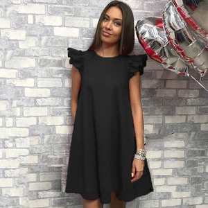 <span class=keywords><strong>Vestidos</strong></span> de Moda <span class=keywords><strong>para</strong></span> Mujer, Vestido Corto Holgado de Verano <span class=keywords><strong>para</strong></span> <span class=keywords><strong>Fiesta</strong></span> <span class=keywords><strong>en</strong></span> <span class=keywords><strong>la</strong></span> <span class=keywords><strong>Playa</strong></span>, <span class=keywords><strong>Vestidos</strong></span> Mini de Manga Corta - Product Image 3