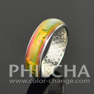 Металлическое меняющее цвет кольцо с рисунком лошади - Product Image 4