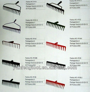 Différents types d'outils agricoles Tête de râteau - Product Image 1